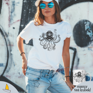Octopus Dive Damski T-shirt