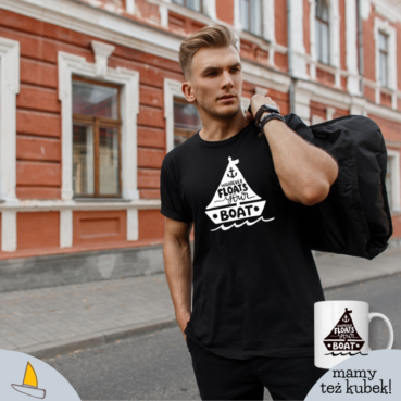 Floating Boat Męski T-shirt