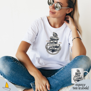 The Adventure Begins Damski T-shirt