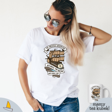 Accross the Ocean Damski T-shirt