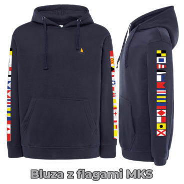 Flagi MKS Bluza z kapturem