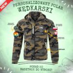 Wędkarski Polar Premium "Po Twojemu" z haftowanym imieniem i dowolną naszywką.